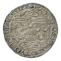 TMNK 04485
          <br/>
          Rekenpenning (strooipenning) bij de inhuldiging van prins Maurits als heer van Monster
          <br/>
          <em>Republiek der Zeven Verenigde Nederlanden, Zeeland, provincie (1581-1795)</em>