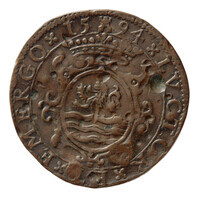 TMNK 04534
          <br/>
          Rekenpenning over het verwerpen door de Staten van de door de Spanjaarden aangeboden vredesvoorstellen
          <br/>
          <em>Republiek der Zeven Verenigde Nederlanden, Zeeland, provincie (1581-1795)</em>