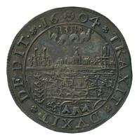TMNK 04642
          <br/>
          Rekenpenning van Zeeland over de verovering van Sluis door de troepen van prins Maurits
          <br/>
          <em>Republiek der Zeven Verenigde Nederlanden, Zeeland, provincie (1581-1795)</em>