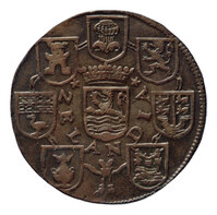 TMNK 04659
          <br/>
          Rekenpenning van Zeeland over militaire tegenslagen in de strijd tegen de Spanjaarden en vreesachtigheid van de ingezetenen der Staten
          <br/>
          <em>Republiek der Zeven Verenigde Nederlanden, Zeeland, provincie (1581-1795)</em>
