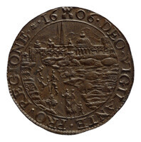 TMNK 04660
          <br/>
          Rekenpenning van Zeeland over militaire tegenslagen in de strijd tegen de Spanjaarden en vreesachtigheid van de ingezetenen der Staten
          <br/>
          <em>Republiek der Zeven Verenigde Nederlanden, Zeeland, provincie (1581-1795)</em>