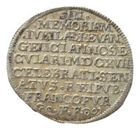 TMNK 04727
<br/>
Rekenpenning over het eeuwfeest van de Reformatie
<br/>
<em>Duitse Rijk</em>