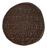 TMNK 04847
          <br/>
          Rekenpenning van de stad Doornik (Tournai)
          <br/>
          <em>Spaanse Nederlanden</em>