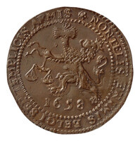 TMNK 04874
<br/>
Rekenpenning over de militaire bijstand verleend door de Verenigde Gewesten aan Denemarken
<br/>
<em>Republiek der Zeven Verenigde Nederlanden, Holland, provincie (1581-1795)</em>