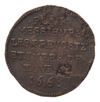 TMNK 04912
          <br/>
          Rekenpenning van Doornik (Tournai)
          <br/>
          <em>Spaanse Nederlanden</em>