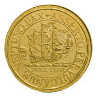 TMNK 04933
<br/>
Invoering van het haardstedengeld en de Vrede van Breda - einde van de Tweede Engels-Nederlandse Oorlog (1665-1667)
<br/>
<em>Republiek der Zeven Verenigde Nederlanden, republiek (1588-1795)</em>