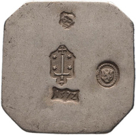 TMNK 05128
          <br/>
          Daalder; tweeëndertig stuiver (noodmunt) uit Haarlem
          <br/>
          <em>Haarlem</em>