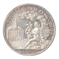 TMNK 05448
<br/>
Vroedschapspenning van de stad ’s-Hertogenbosch
<br/>
<em>Republiek der Zeven Verenigde Nederlanden, republiek (1588-1795)</em>
