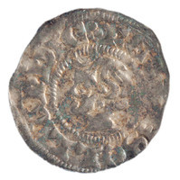 TMNK 05618
<br/>
Penning uit Holland op naam van Floris V (1256-1296), Kleefse imitatie?
<br/>
<em>Holland, graafschap</em>