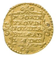 TMNK 05705
          <br/>
          Gouden dukaat uit West-Friesland
          <br/>
          <em>Republiek der Zeven Verenigde Nederlanden, Holland (West-Friesland), landschap (1573-1795)</em>
