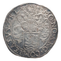 TMNK 05733
<br/>
Gehelmde rijksdaalder (prinsendaalder) uit Zeeland
<br/>
<em>Republiek der Zeven Verenigde Nederlanden, Zeeland, provincie (1581-1795)</em>