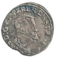 TMNK 05757
          <br/>
          Vijfde philipsdaalder uit Utrecht op naam van Philips II, koning van Spanje (1556-1598)
          <br/>
          <em>Republiek der Zeven Verenigde Nederlanden, Utrecht, heerlijkheid (1528-1798)</em>