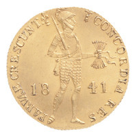 TMNK 05858
          <br/>
          Russische kopie van een gouden dukaat uit Nederland op naam van Willem II, koning der Nederlanden (1840-1849)
          <br/>
          <em>Rusland (‘Nederland’), Tsaardom (‘Koninkrijk der Nederlanden’)</em>