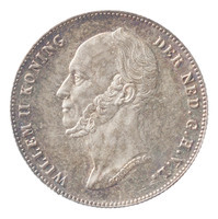 TMNK 05867
          <br/>
          Halve gulden uit Nederland op naam van Willem II, koning der Nederlanden (1840-1849)
          <br/>
          <em>Nederland, Koninkrijk (1830-heden)</em>