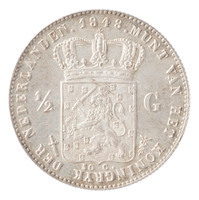 TMNK 05867
          <br/>
          Halve gulden uit Nederland op naam van Willem II, koning der Nederlanden (1840-1849)
          <br/>
          <em>Nederland, Koninkrijk (1830-heden)</em>