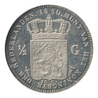 TMNK 05876
          <br/>
          Halve gulden uit Nederland op naam van Willem III, koning der Nederlanden (1849-1890)
          <br/>
          <em>Nederland, Koninkrijk (1830-heden)</em>
