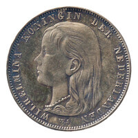 TMNK 05880
          <br/>
          Gulden uit Nederland op naam van Wilhelmina, koningin der Nederlanden (1890-1948)
          <br/>
          <em>Nederland, Koninkrijk (1830-heden)</em>