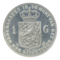 TMNK 05886
          <br/>
          Gulden uit Nederland op naam van Wilhelmina, koningin der Nederlanden (1890-1948)
          <br/>
          <em>Nederland, Koninkrijk (1830-heden)</em>