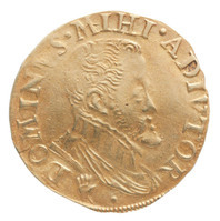 TMNK 05927
<br/>
Halve reaal uit Brabant op naam van Philips II, koning van Spanje (1556-1598)
<br/>
<em>Spaanse Nederlanden, Brabant, hertogdom (1183-1795)</em>
