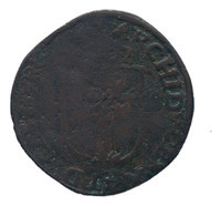 TMNK 05934
<br/>
Oord uit ’s-Hertogenbosch op naam van Albrecht en Isabella, soeverein vorsten over de Zuidelijke Nederlanden (1598-1621)
<br/>
<em>Spaanse Nederlanden, Brabant, Zuidelijke Nederlanden</em>