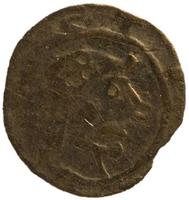TMNK 05951
<br/>
Penning uit Kleef?, imitatie van een Hollandse penning van Floris IV/Willem II uit de periode 1247-1256
<br/>
<em>Kleef?, graafschap</em>