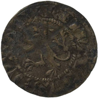 TMNK 06023
<br/>
Kwart groot uit Gelre op naam van Reinoud II (graaf 1326-1339)
<br/>
<em>Gelre, hertogdom (1339-1581)</em>