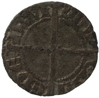 TMNK 06024
<br/>
Kwart groot uit Gelre op naam van Reinoud II (graaf 1326-1339)
<br/>
<em>Gelre, hertogdom (1339-1581)</em>