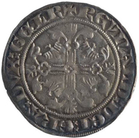 TMNK 06049
<br/>
Groot uit Gelre op naam van Reinoud III (hertog 1343-1361 en 1371)
<br/>
<em>Gelre, hertogdom (1339-1581)</em>