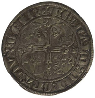 TMNK 06050
<br/>
Groot uit Gelre op naam van Reinoud III (hertog 1343-1361 en 1371)
<br/>
<em>Gelre, hertogdom (1339-1581)</em>
