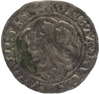 TMNK 06054
<br/>
Kwart groot uit Gelre op naam van Reinoud III (hertog 1343-1361 en 1371)
<br/>
<em>Gelre, hertogdom (1339-1581)</em>