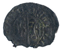 TMNK 06229
<br/>
Muterke? uit Gelre op naam van Arnold van Egmond, hertog (1423-1465, 1471-1473) / Jan II van Egmont, voogd (1423-1436)
<br/>
<em>Gelre, hertogdom (1339-1581)</em>