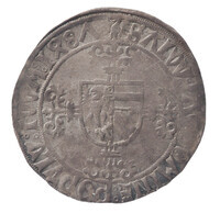 TMNK 06301
<br/>
Dubbele griffioen uit Gelre op naam van Philips de Schone, hertog (1482-1492) / Maximiliaan I, voogd (1482-1492)
<br/>
<em>Gelre, hertogdom (1339-1581)</em>