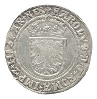 TMNK 06612
<br/>
Reaal uit Gelre op naam van Karel V, keizer (1519-1556)
<br/>
<em>Gelre, hertogdom (1339-1581)</em>