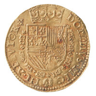 TMNK 06635
<br/>
Reaal uit Gelre op naam van Philips II, koning van Spanje (1556-1598)
<br/>
<em>Gelre, hertogdom (1339-1581)</em>