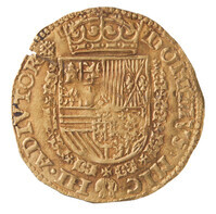 TMNK 06639
<br/>
Reaal uit Gelre op naam van Philips II, koning van Spanje (1556-1598)
<br/>
<em>Gelre, hertogdom (1339-1581)</em>
