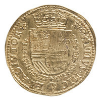 TMNK 06640
<br/>
Reaal uit Gelre op naam van Philips II, koning van Spanje (1556-1598)
<br/>
<em>Gelre, hertogdom (1339-1581)</em>