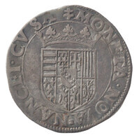 TMNK 06755
<br/>
Teston uit Gelre op naam van Karel III van Lotharingen, hertog van Lotharingen, pretendent van Gelderland (1555-1608)
<br/>
<em>Gelre, hertogdom (1339-1581)</em>