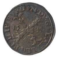 TMNK 06830
<br/>
Halve bourgondische kruisdaalder uit Gelderland
<br/>
<em>Gelderland</em>