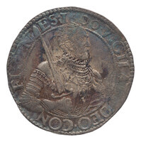 TMNK 06887
<br/>
Gehelmde rijksdaalder (prinsendaalder) uit Gelderland
<br/>
<em>Republiek der Zeven Verenigde Nederlanden, Gelderland, provincie</em>