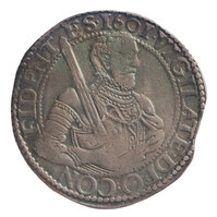 TMNK 06888
<br/>
Gehelmde rijksdaalder (prinsendaalder) uit Gelderland
<br/>
<em>Republiek der Zeven Verenigde Nederlanden, Gelderland, provincie</em>