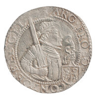 TMNK 06894
<br/>
Halve nederlandse rijksdaalder uit Gelderland
<br/>
<em>Republiek der Zeven Verenigde Nederlanden, Gelderland, provincie</em>