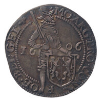 TMNK 06896
<br/>
Tien stuiver (twintiggrootstuk) uit Gelderland
<br/>
<em>Republiek der Zeven Verenigde Nederlanden, Gelderland, provincie</em>