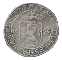 TMNK 06947
<br/>
Halve nederlandse rijksdaalder uit Gelderland
<br/>
<em>Republiek der Zeven Verenigde Nederlanden, Gelderland, provincie</em>