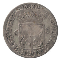 TMNK 07087
          <br/>
          Rijderschelling (sinds 1692 zesthalf) uit Gelderland
          <br/>
          <em>Republiek der Zeven Verenigde Nederlanden, Gelderland, provincie</em>