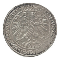 TMNK 07400
<br/>
Halve daalder uit Batenburg op naam van Willem V van Bronckhorst, heer van Batenburg en Stein (1556-1573)
<br/>
<em>Batenburg, heerlijkheid (1534-1795)</em>