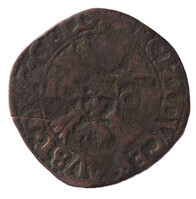 TMNK 08092
<br/>
Oord uit Roermond op naam van Albrecht en Isabella, soeverein vorsten over de Zuidelijke Nederlanden (1598-1621)
<br/>
<em>Spaanse Nederlanden, Roermond</em>