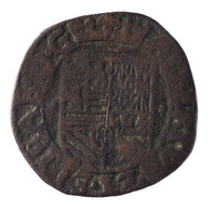 TMNK 08092
<br/>
Oord uit Roermond op naam van Albrecht en Isabella, soeverein vorsten over de Zuidelijke Nederlanden (1598-1621)
<br/>
<em>Spaanse Nederlanden, Roermond</em>