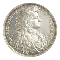 TMNK 08383
<br/>
Huwelijk van Frederik III, keurvorst van Brandenburg (Pruisen), met Sophia Charlotte, prinses van Brunswijk-Luneburg
<br/>
<em>Duitse Rijk</em>