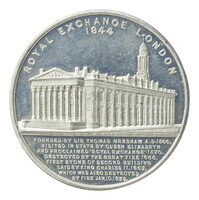 TMNK 08509
<br/>
Opening van de nieuwe beurs te Londen door Victoria en Albert
<br/>
<em>Groot-Brittannië, koninkrijk</em>