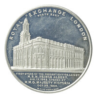 TMNK 08509
<br/>
Opening van de nieuwe beurs te Londen door Victoria en Albert
<br/>
<em>Groot-Brittannië, koninkrijk</em>